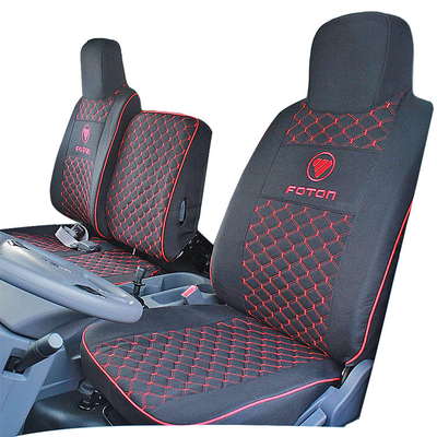 Conjunto completo de cubierta de asiento de automóvil transpirable universal duradera para la serie de camiones Foton Aumark