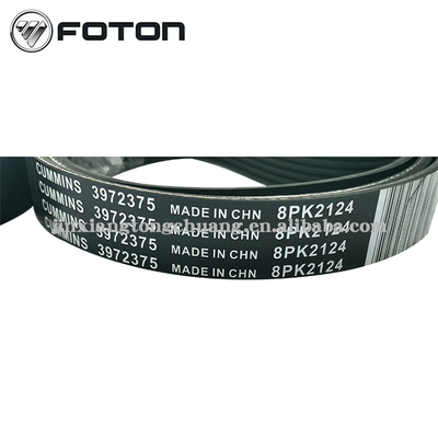 8PK2580 3972375 8PK2124 3972384 8PK2015 3974030 8PK2190 Cinturón de embrague del ventilador para el motor diésel ISF3.8