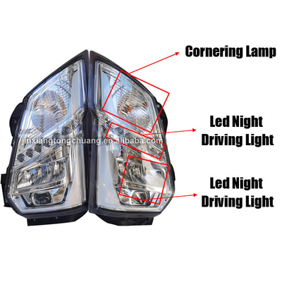Año 2005- Brillo de los faros para el diseño moderno foton aumark camión en negro transparente