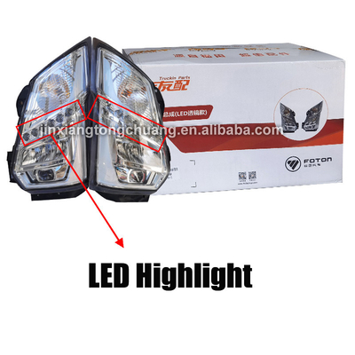 Año 2005- Brillo de los faros para el diseño moderno foton aumark camión en negro transparente