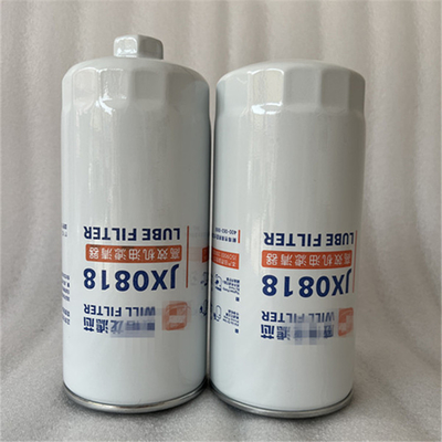 JX0818 NO de la OE. Fabricación de filtros de aceite para motores de camiones pesados para excavadoras de carretillas elevadoras de automóviles 1,5 kg