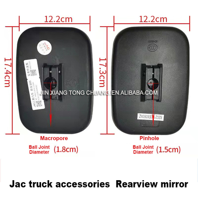 Más vendido Foton Aumark Truck Modelo de retrocesión Espejo retrovisor Espejo lateral 0.5KG