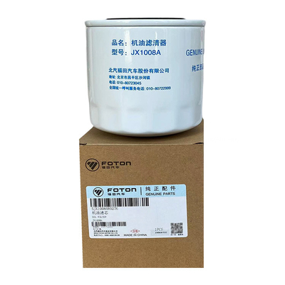 Foton Aumark JX1008A Elemento de camión Filtro de aceite de máquina Blanco Venta en línea de piezas de camión