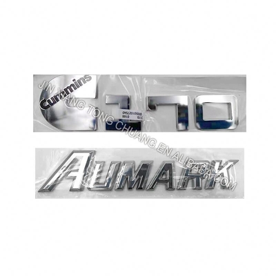 Autoadhesivo de logotipo de puerta de camión de plástico para piezas de camión personalizadas de Foton Aumark en 2015-Año