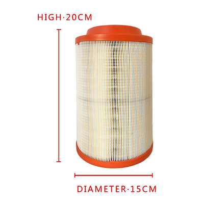 X5X6 Filtro de aire para camión Partes de compresor de aire Sistema de filtro para Atlas Tamaño estándar Blanco