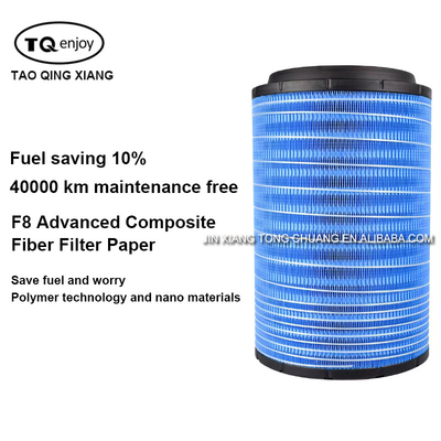 OE NO. PU K2332 Azul Original Foton Aumark Filtro de aire comprimido para automóviles Finamente procesado
