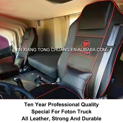 Bolsa de plástico embalaje exterior cubierta de asiento de cuero de PU para Foton Aumark Serie de camiones medianos