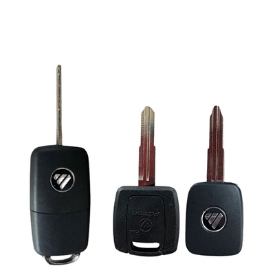 Llave negro de coche con llave en blanco de auto de maestría de camión de automóvil de latón