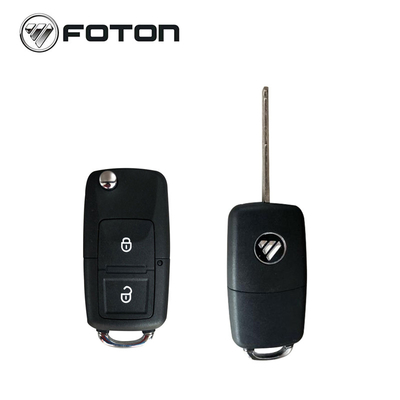Llave negro de coche con llave en blanco de auto de maestría de camión de automóvil de latón