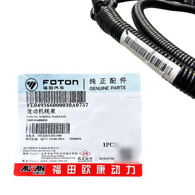 Foton Motor MRT Motor Nozzle Fuel Injector Wiring Harness Plug para camiones 2002-2016