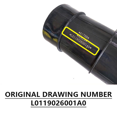 2002-2016 Foton Tubo rectificador de admisión de ajuste de automóviles para tubo de aire del motor L0119026001A0