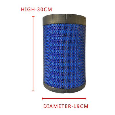 Howo y Foton Omarco S1 S3 Elemento de filtro de aire del motor del camión en azul OEM tamaño estándar