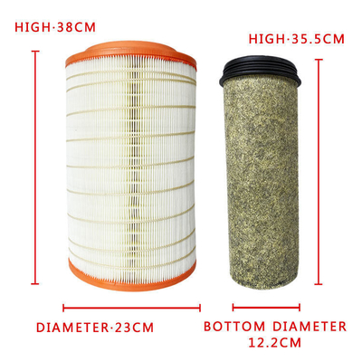 Filtro de aire para motores diésel Foton Ruiwo Es3/160 Camión Partes de repuesto esenciales Instalación de vehículos