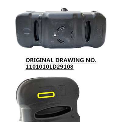 Accesorios para automóviles Alfa LD29108 Tanque de combustible de plástico para camiones ligeros Jianghuai