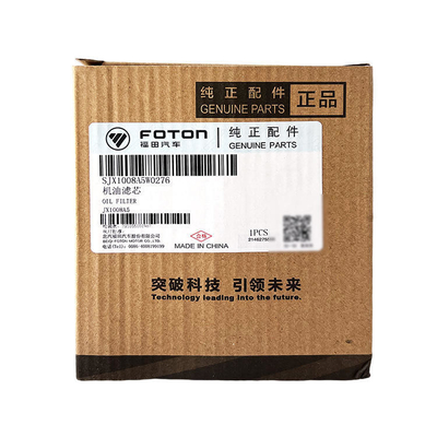 NO de la OE: E049343000232 Partes de camión Foton para automóviles Elemento de filtro de aceite JX1008A5 Para Aoling Tx