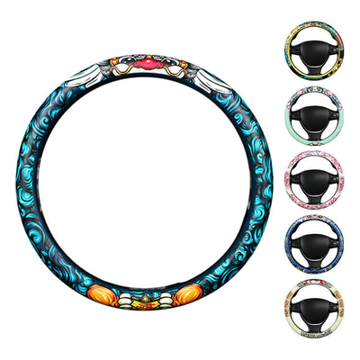 Capa del volante de automóvil de cuero universal para el accesorio de moda Foton Car Fitment