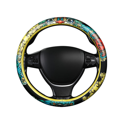 Actualice el interior de su coche con -Chic PU Cuero Volante Cubre Diseño Personalizado