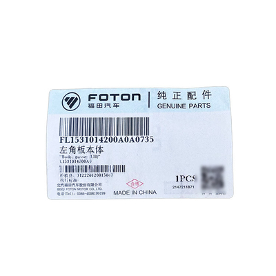 Foton 2002-2016 Placa de esquina delantera para accesorios de camiones originales de Fukuda