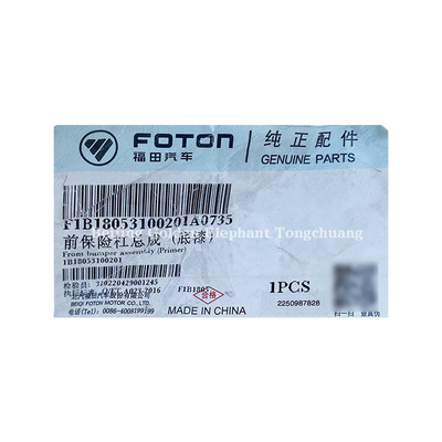 Foton Original Autopartes originales Omar Parachoques delanteros para camión Alfa 1B18053100201