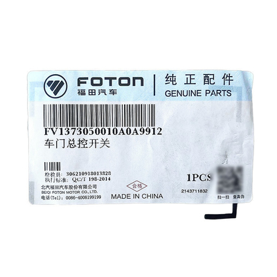 Foton 2002-2016 Repuestos para automóviles genuino Tuyano Puerta maestra interruptor regulador de ventanas botón