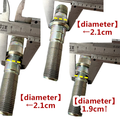 Foton CTX Nuts de tornillos de neumáticos traseros para S01B1049A1Q341B20 Campanas originales de camión Omako
