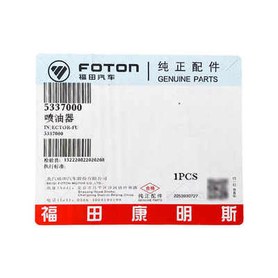 Omako Bell CTX ISF 3.8 5337000 Foton Accesorios originales puros Boquilla de inyección de combustible