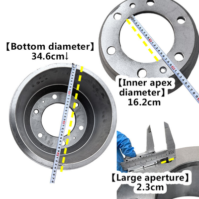 Foton Omako Oling MRT CTX Rear Wheel Brake Drum Assembly 3104102-HF16030FTG11 Partes de origen original