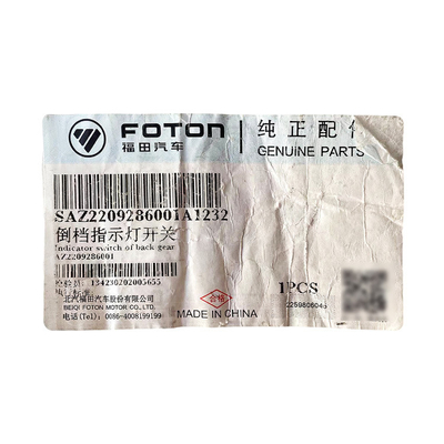 Fukuda Omako Revo CTS9 Indicador de luz del freno de mano para Foton 2002-2016 AZ2209286001