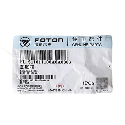 NO. OE L1811011100A0 válvula de expansión para el motor 2.4 Fukuda Omac S3 S5 Ohling CTS