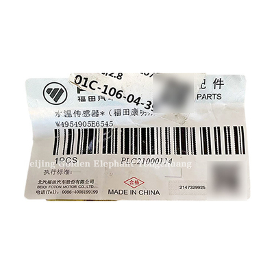 Sensor de temperatura del refrigerante de primera generación para camión chino 4954905 3865346 3096153