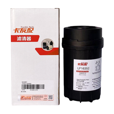 Foton Aumark Filtro de aceite J5262313 LF16352 5262313 para el motor ISF3.8 Filtro de gasóleo Caryou 1-