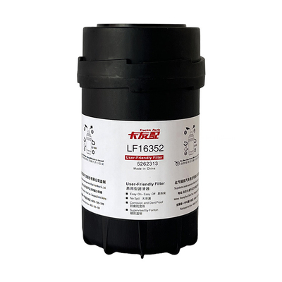 Foton Aumark Filtro de aceite J5262313 LF16352 5262313 para el motor ISF3.8 Filtro de gasóleo Caryou 1-