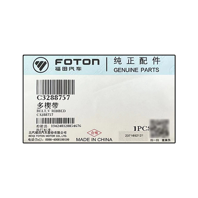 Foton Aumark S5 European Airlines Hornet Dongfeng ISF 3.9 Motor con varias cuerdas C3288757